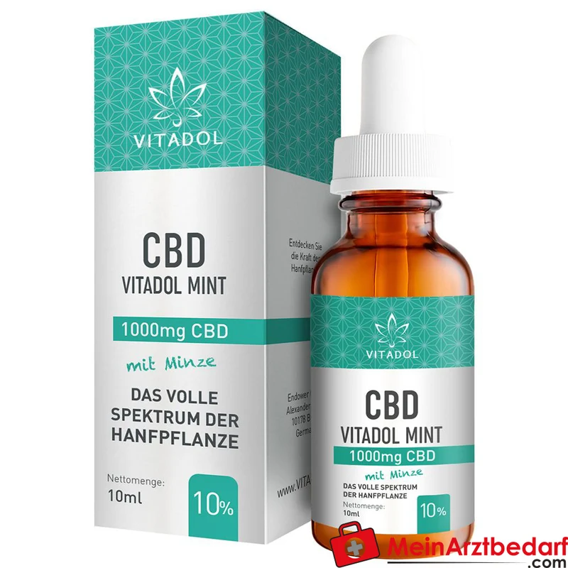 Vitadol CBD 10% (1000 mg) Bio Vollspektrum-Öl 10 ml