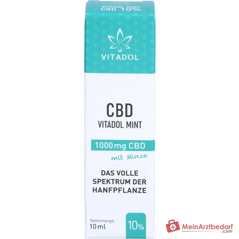 Vitadol CBD 10% (1000 mg) Bio Vollspektrum-Öl 10 ml