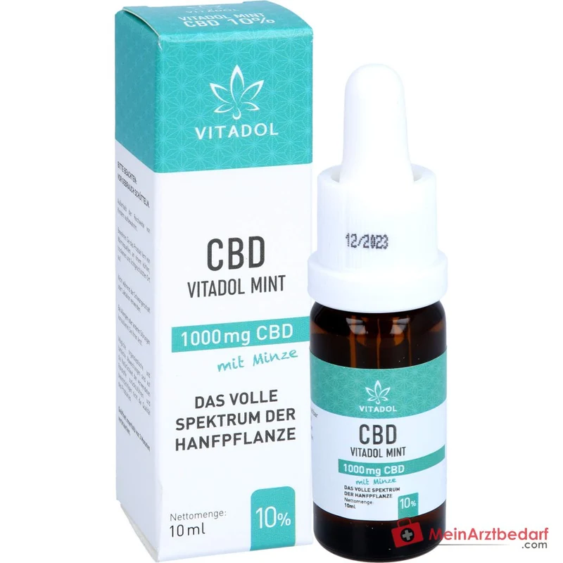 Vitadol CBD 10% (1000 mg) Bio Vollspektrum-Öl 10 ml