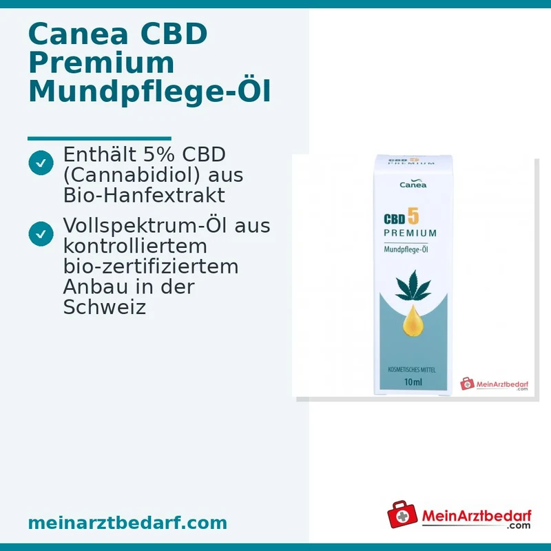 Canea CBD 5% Vollspektrum Mundpflege-Öl 10 ml
