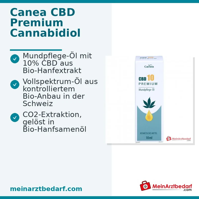 Canea CBD 10% Vollspektrum Mundpflege-Öl 10 ml