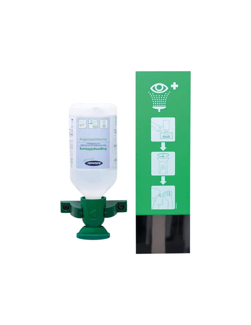 Actiomedic Eye Care design Oogspoelstation Single met sodium chloride 0,9% 500ML