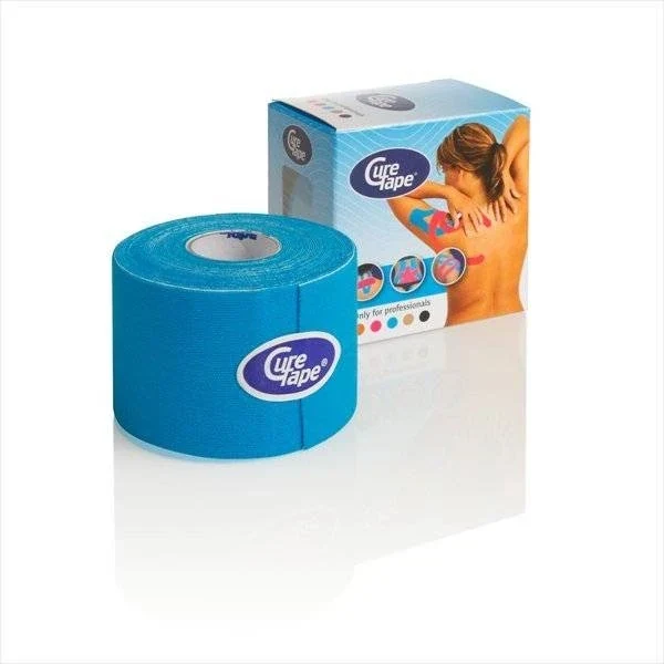 Curetape 5m x 5cm - 1 stuk - blauw