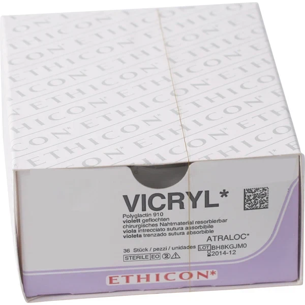 Vicryl usp 4-0 70cm RB-1 ongekleurd V214H 36x1