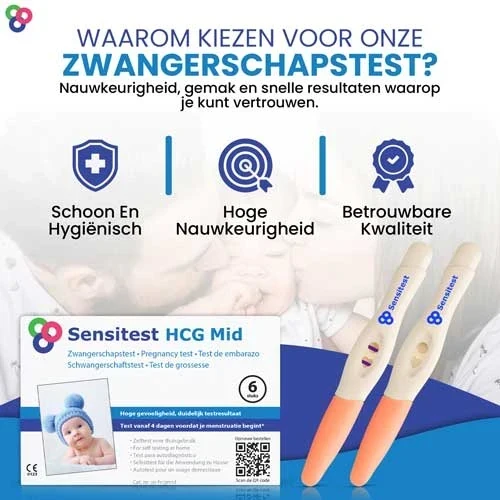Sensitest Zwangerschapstest Midstream Vroeg 4 dagen eerder - 6 stuks