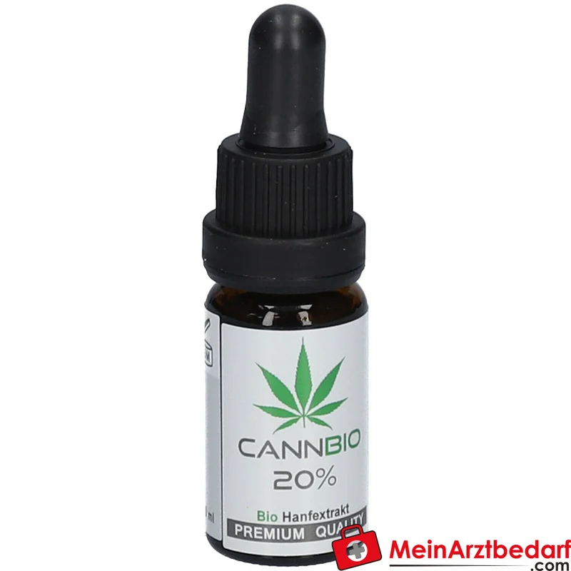 CannBio CBD 20% Cannabidiol Vollspektrum Hanfextrakt Tropfen, 10 ml