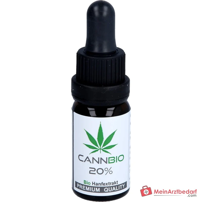 CannBio CBD 20% Cannabidiol Vollspektrum Hanfextrakt Tropfen, 10 ml