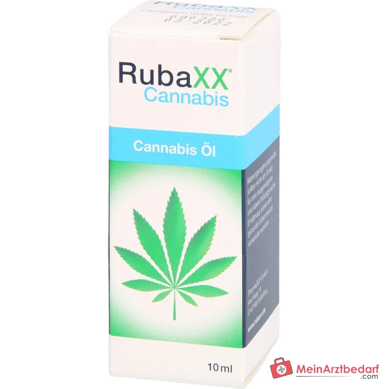RubaXX Cannabis Öl Cannabissamenöl Vitamin D 20 µg Vitamin E Öl 10 ml