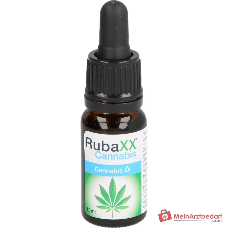 RubaXX Cannabis Öl Cannabissamenöl Vitamin D 20 µg Vitamin E Öl 10 ml