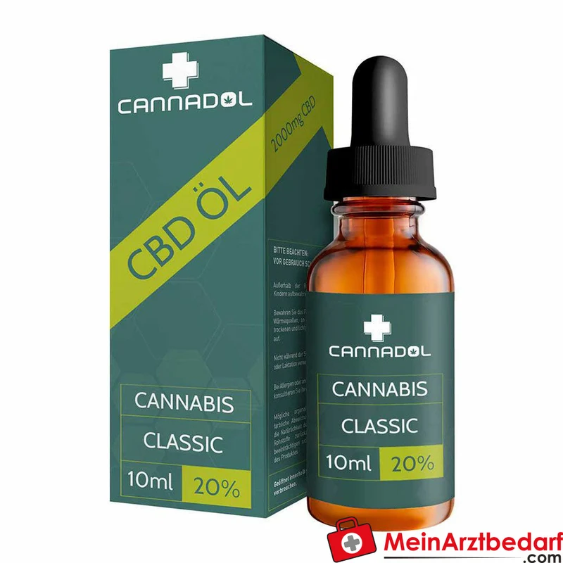 CANNADOL Cannabis Classic 20% CBD Vollspektrum-Öl 2000 mg