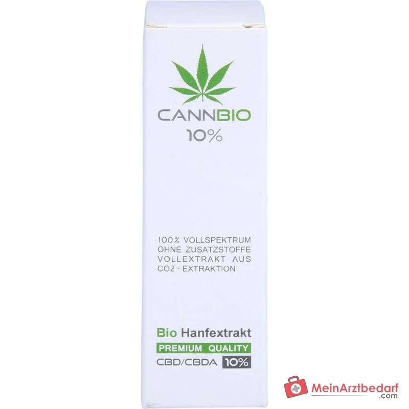 CANNBIO CBD 10% Bio Vollspektrum-Öl Tropfen