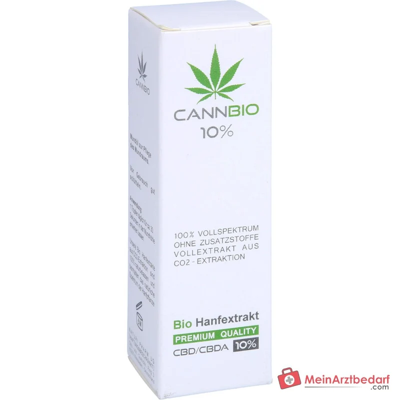CANNBIO CBD 10% Bio Vollspektrum-Öl Tropfen