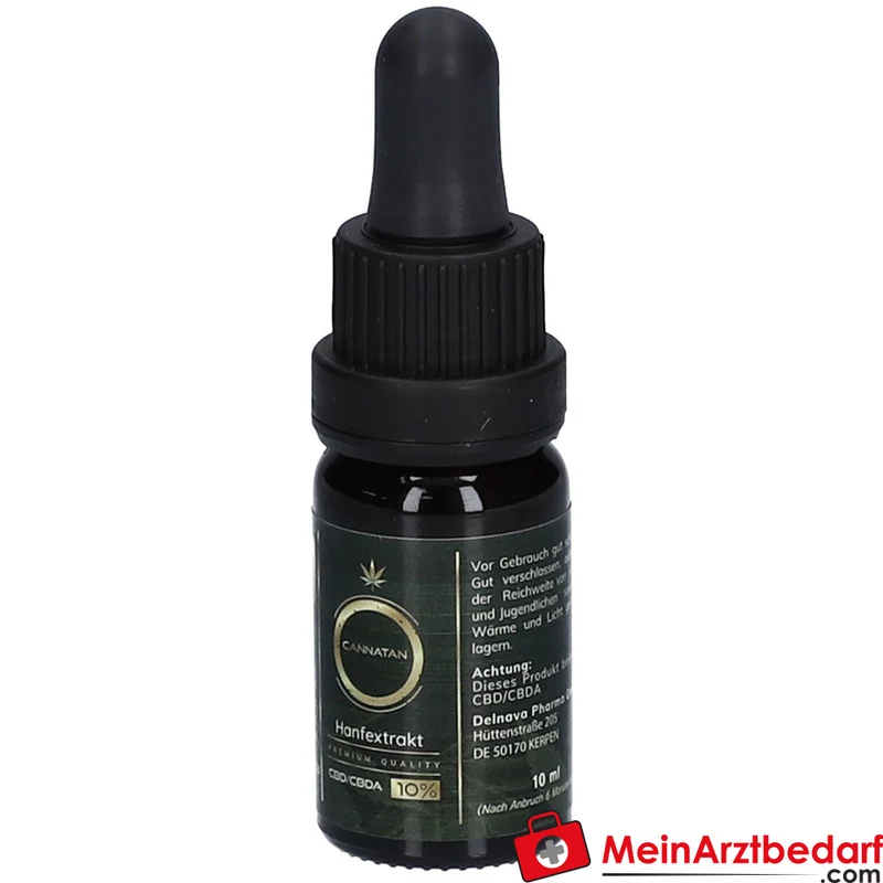 CANNATAN Hanfextrakt CBD 10% Mundöl Tropfflasche