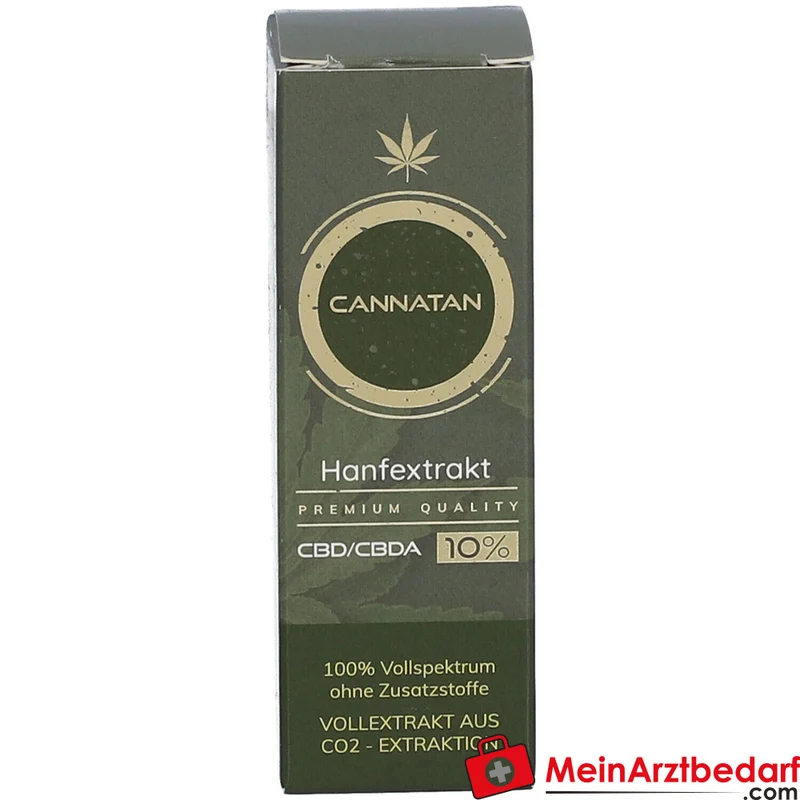 CANNATAN Hanfextrakt CBD 10% Mundöl Tropfflasche