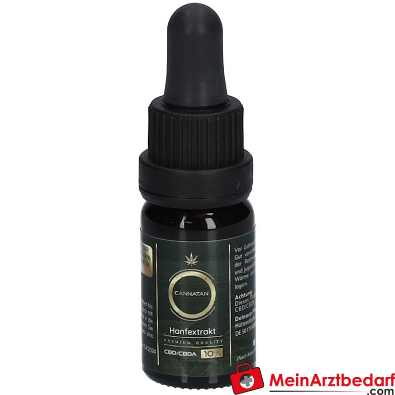 CANNATAN Hanfextrakt CBD 10% Mundöl Tropfflasche
