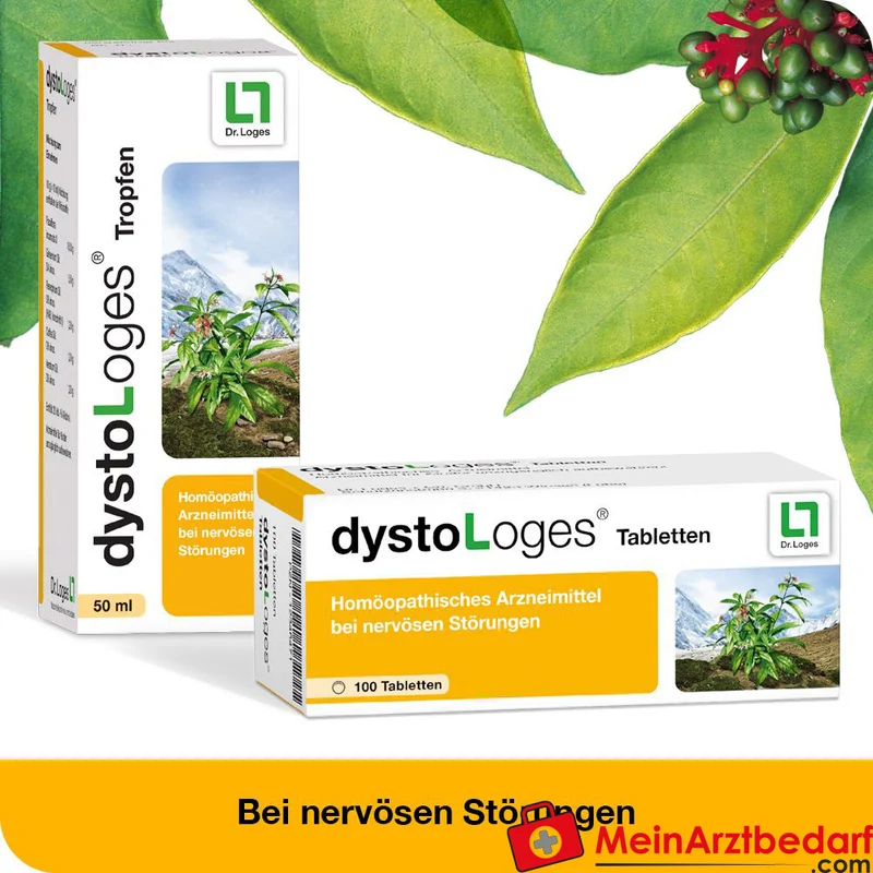 dystoLoges® Tropfen homöopathisches Arzneimittel bei Nervosität und Einschlafstörungen, 50 ml