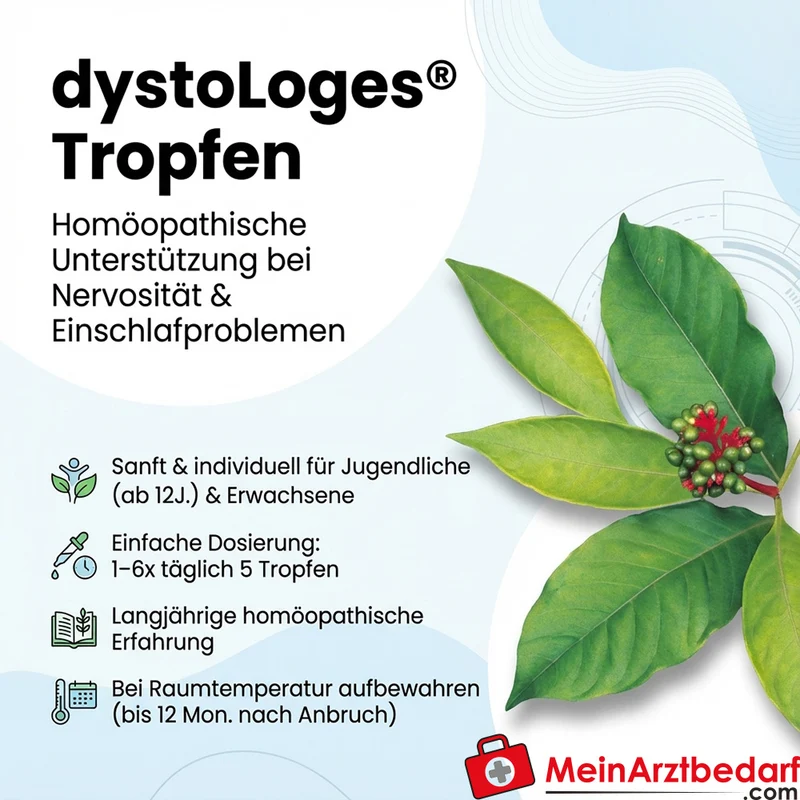 dystoLoges® Tropfen homöopathisches Arzneimittel bei Nervosität und Einschlafstörungen, 50 ml