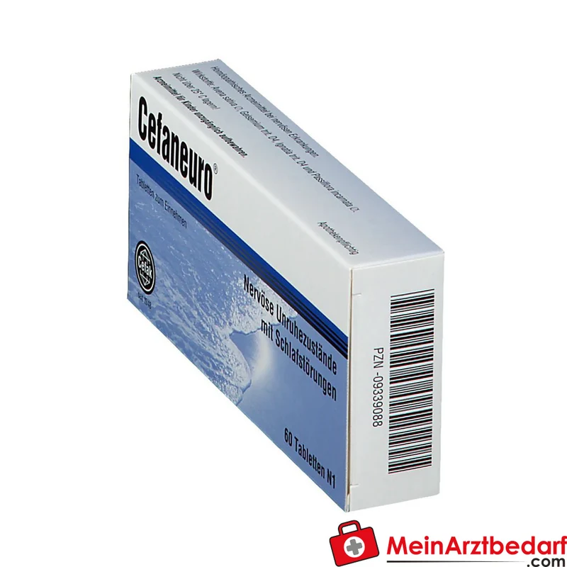 Cefaneuro Tabletten (Gelsemium/Avena sativa/Strychnos/Passiflora) 30 mg, 20 Tabletten