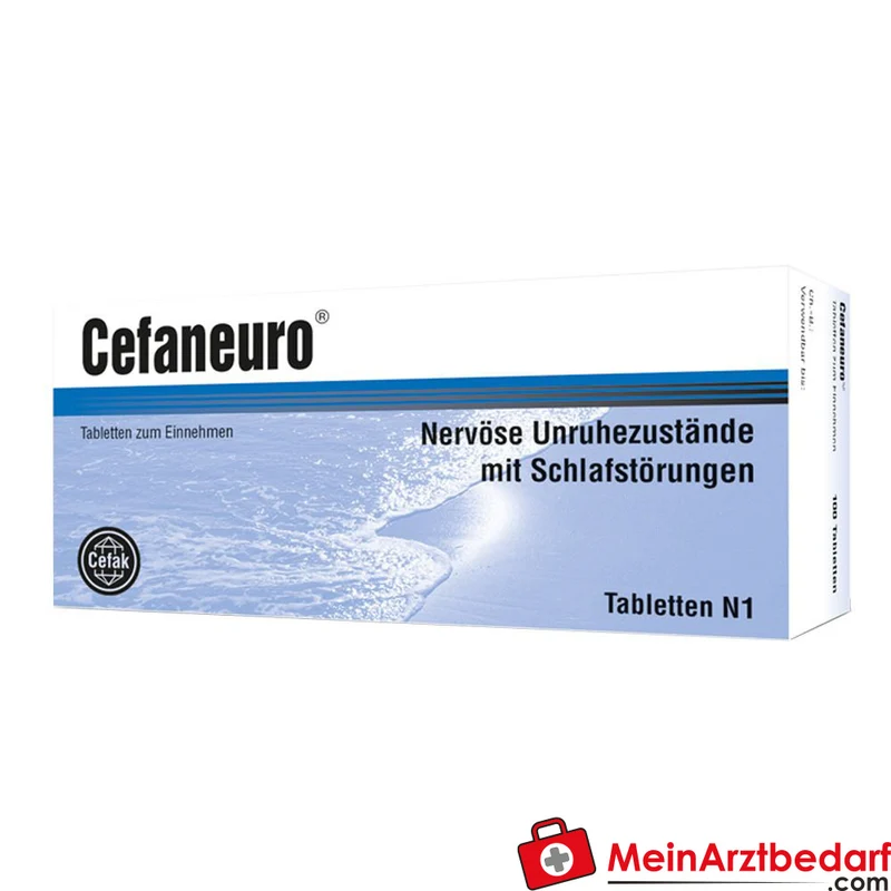 Cefaneuro Tabletten (Gelsemium/Avena sativa/Strychnos/Passiflora) 30 mg, 20 Tabletten