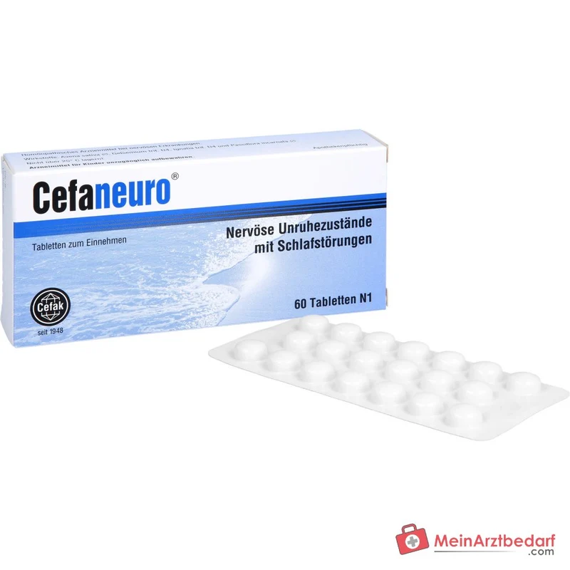 Cefaneuro Tabletten (Gelsemium/Avena sativa/Strychnos/Passiflora) 30 mg, 20 Tabletten