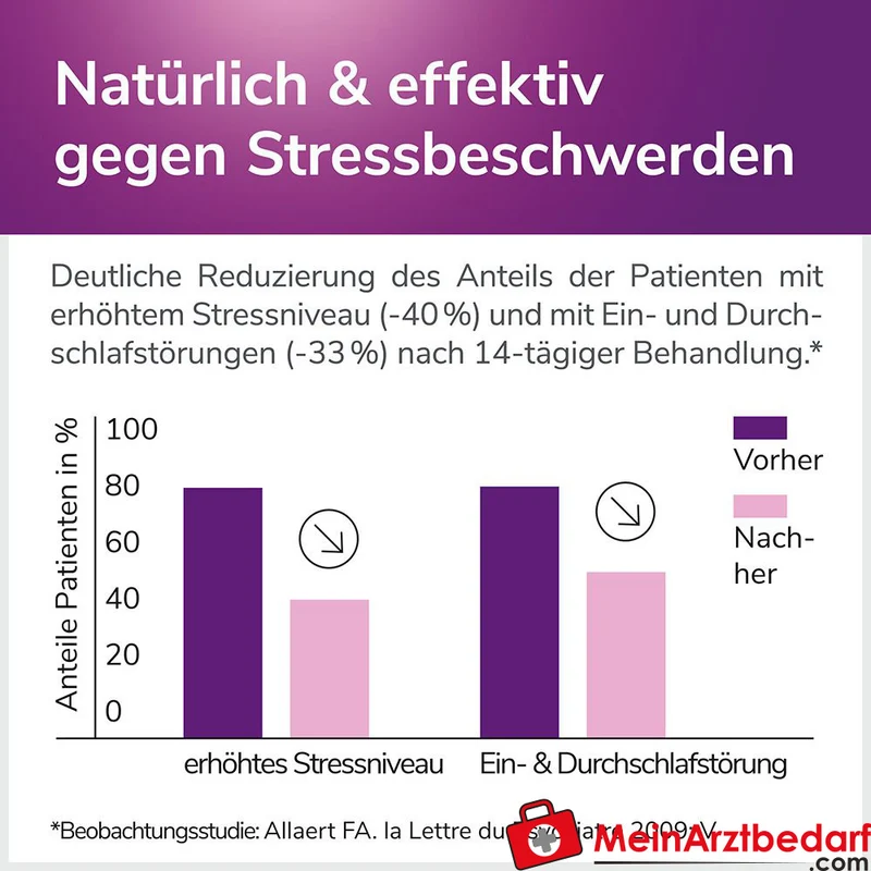 Calmalaif Baldrian Passionsblume Schwarznessel Weißdorn überzogene Tabletten 120 Stück