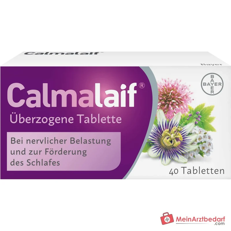 Calmalaif Tabletten Baldrian Passionsblume Schwarznessel Weißdorn 40 St.
