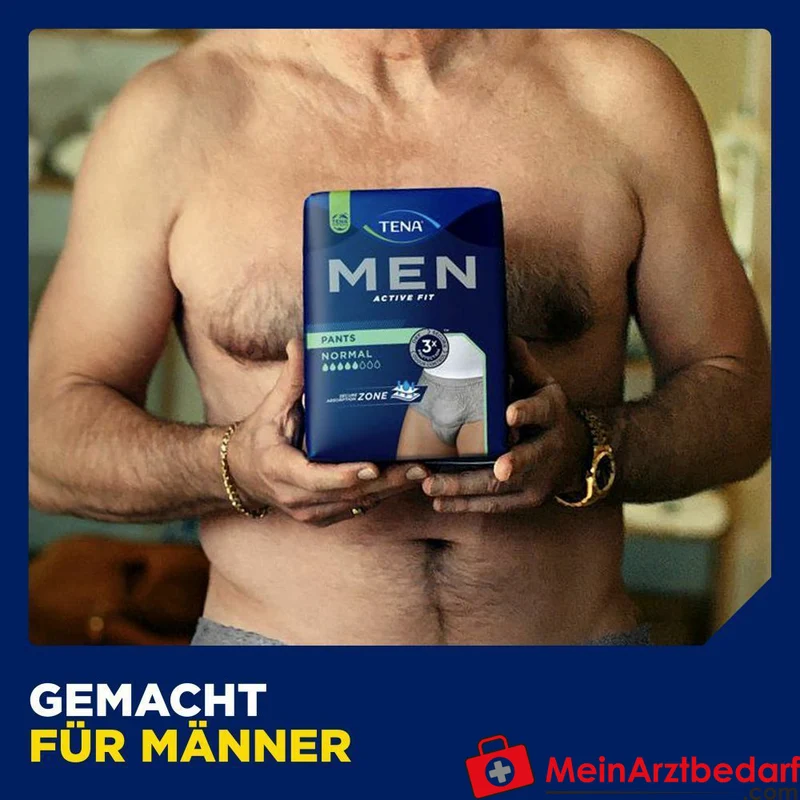 TENA Men Active Fit Pants Normal Einweg-Unterwäsche L/XL grau