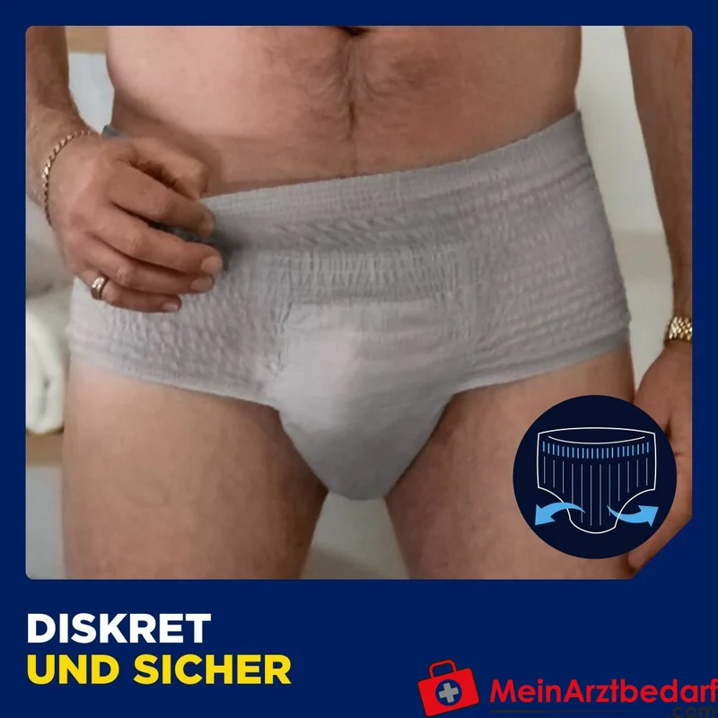 TENA Men Active Fit Pants Normal Einweg-Unterwäsche L/XL grau