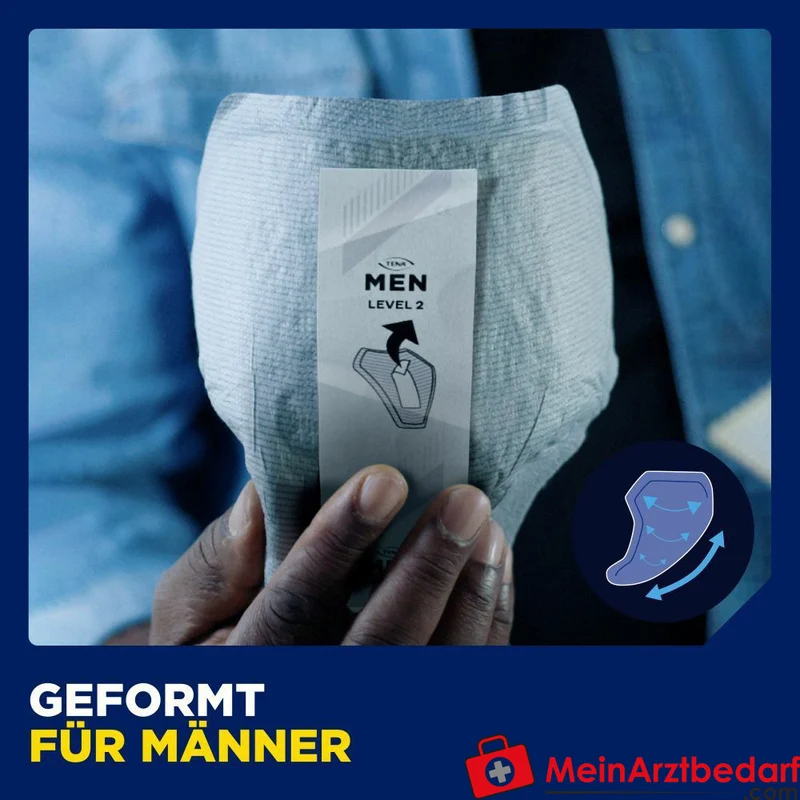 TENA Men Active Fit Level 3 Einlagen für starken Harnverlust, einzeln verpackt