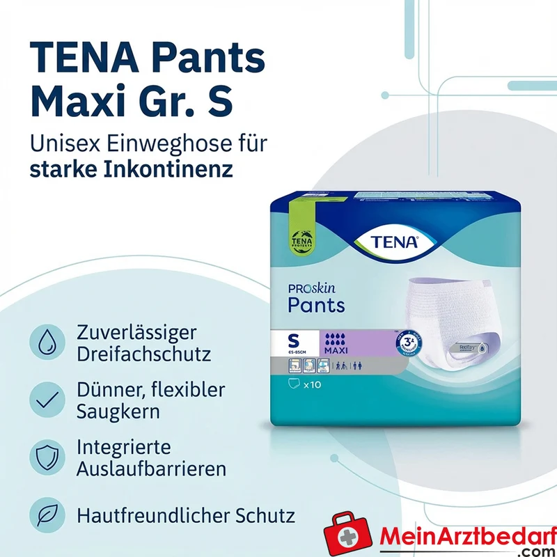 TENA Pants Maxi Größe S Einweghose für schwere Inkontinenz