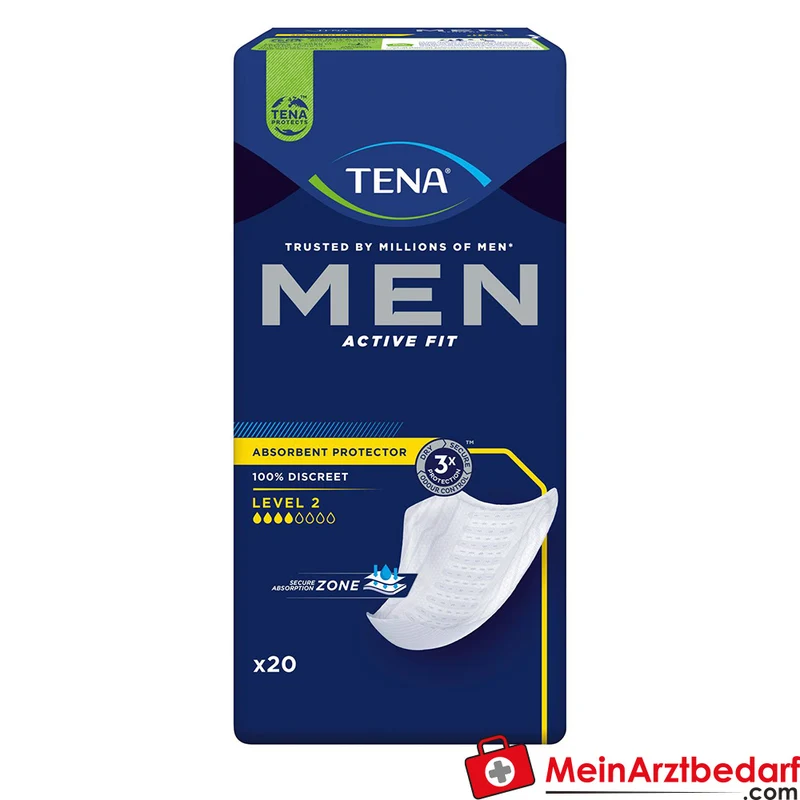 TENA Men Active Fit Level 2 Einlagen für Männer mittlere Inkontinenz
