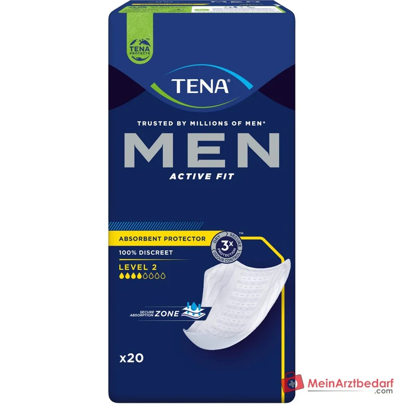 TENA Men Active Fit Level 2 Einlagen für Männer mittlere Inkontinenz