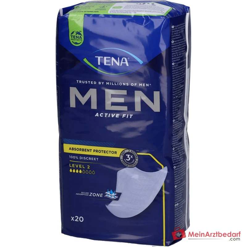 TENA Men Active Fit Level 2 Einlagen für Männer mittlere Inkontinenz
