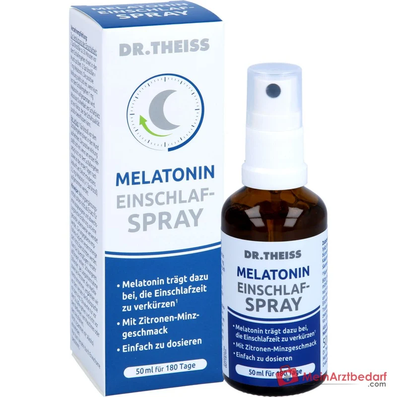 Dr. Theiss Melatonin Einschlaf-Spray Melatonin / Passionsblumenextrakt Mundspray, 50 ml