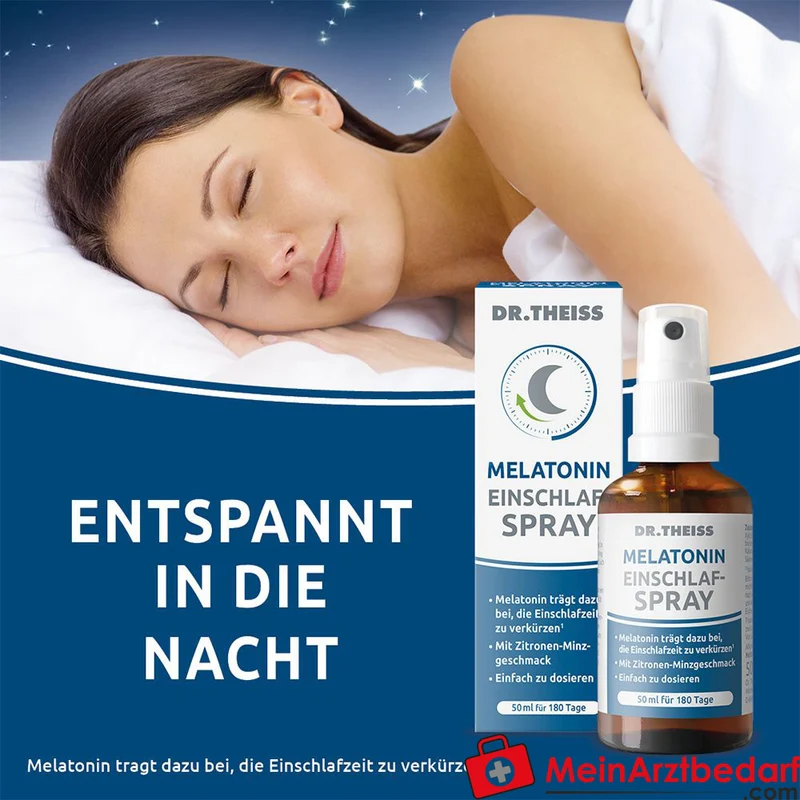 Dr. Theiss Melatonin Einschlaf-Spray Melatonin / Passionsblumenextrakt Mundspray, 30 ml