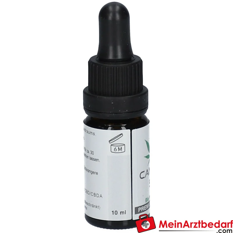 CANNBIO CBD 5% Cannabidiol Bio Hanf Vollextrakt Tropfen, 10 ml