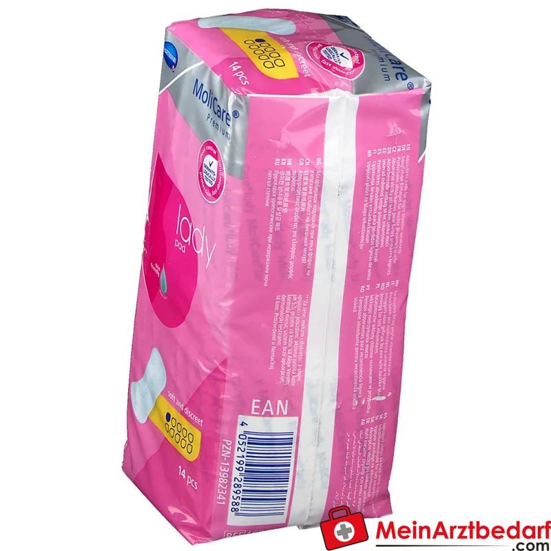 HARTMANN MoliCare Premium lady pad 1 Tropfen Inkontinenzeinlagen, 168 St.