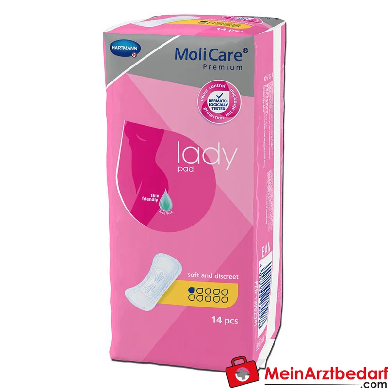 HARTMANN MoliCare Premium lady pad 1 Tropfen Inkontinenzeinlagen, 168 St.