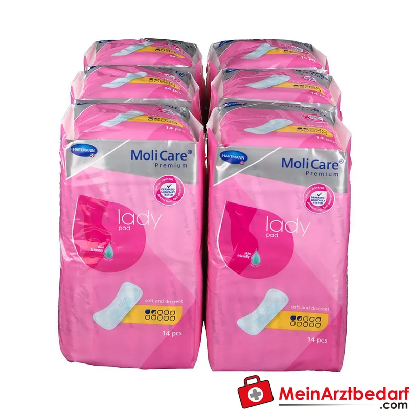 MoliCare Premium lady 1,5 Tropfen Damenbinden für sehr leichte bis mittlere Blasenschwäche