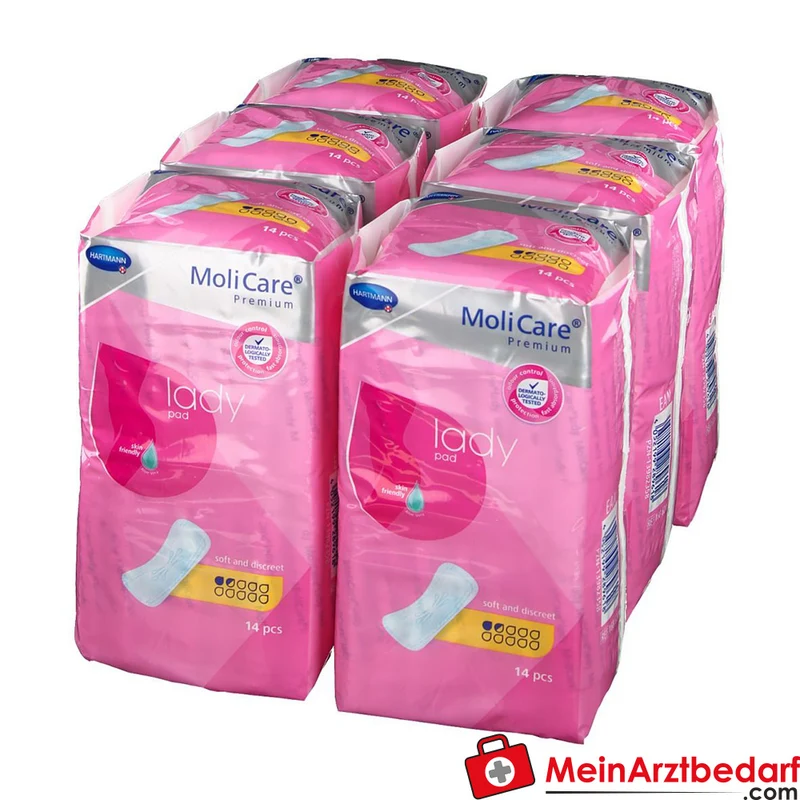 MoliCare Premium lady 1,5 Tropfen Damenbinden für sehr leichte bis mittlere Blasenschwäche