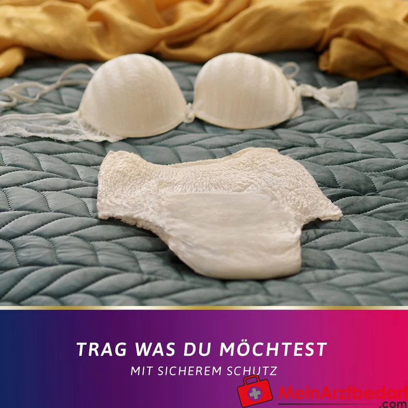TENA Silhouette Plus Creme M Inkontinenz-Pants Einweghose taillenhoch für Frauen