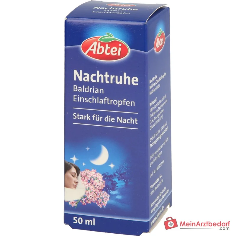 Abtei Nachtruhe Baldrian Einschlaftropfen Baldriantinktur Tropfen, 50 ml