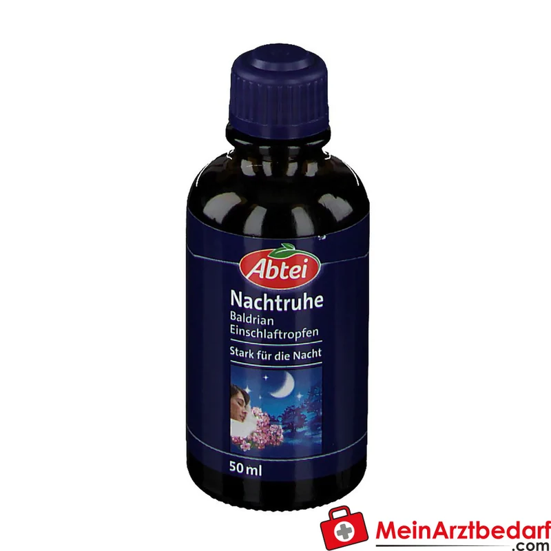 Abtei Nachtruhe Baldrian Einschlaftropfen Baldriantinktur Tropfen, 50 ml