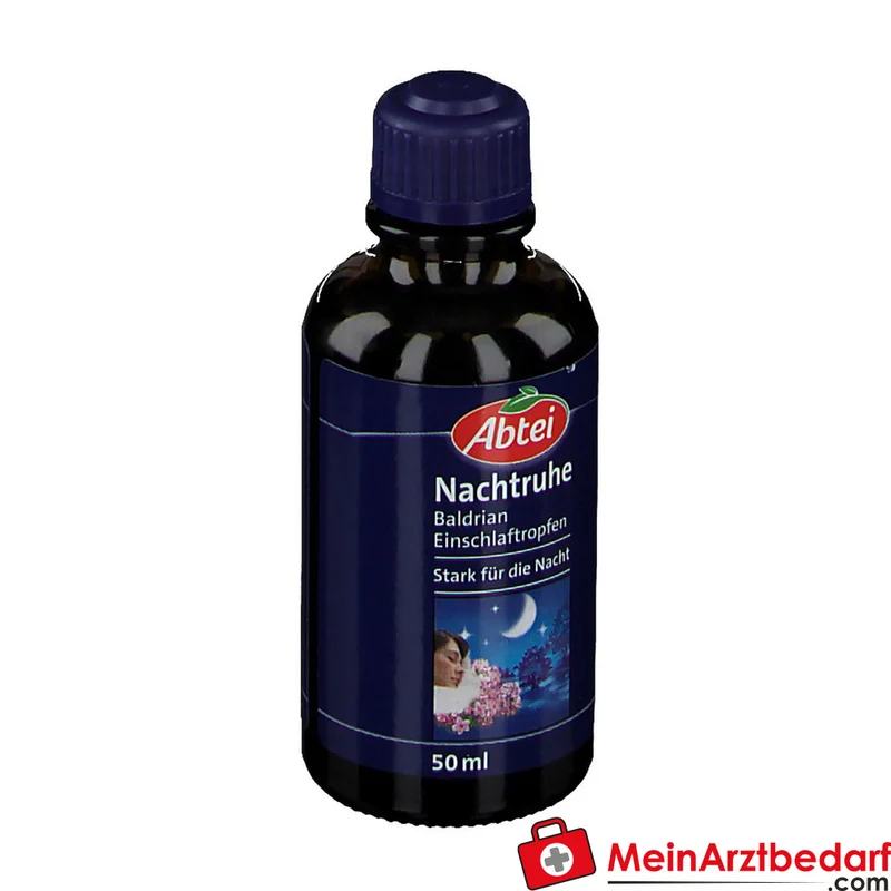 Abtei Nachtruhe Baldrian Einschlaftropfen Baldriantinktur Tropfen, 50 ml