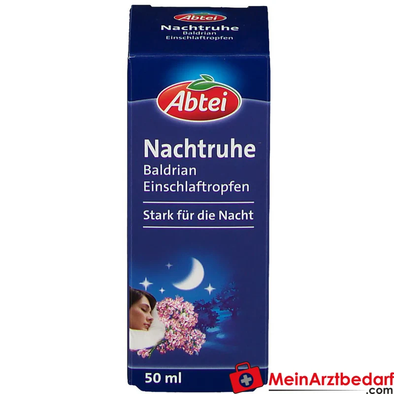 Abtei Nachtruhe Baldrian Einschlaftropfen Baldriantinktur Tropfen, 50 ml