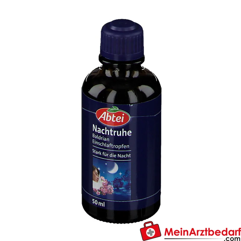 Abtei Nachtruhe Baldrian Einschlaftropfen Baldriantinktur Tropfen, 50 ml