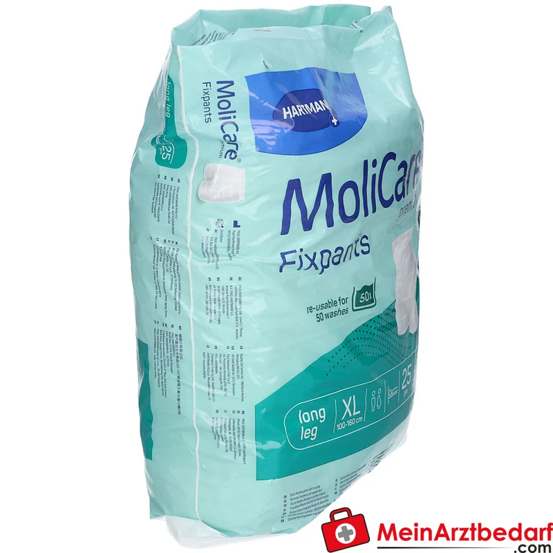 MoliCare Fixpants Long Leg Fixierhose Gr. XL extra lange Beinansätze waschbar bis 50×