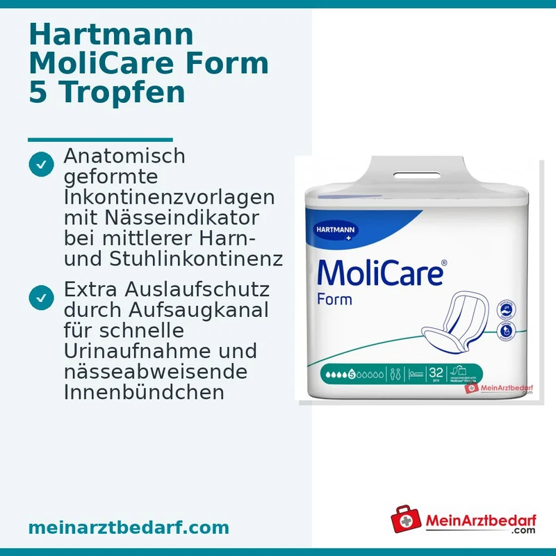 MoliCare Form 5 Tropfen Extra Inkontinenzvorlage mittlere Saugkraft