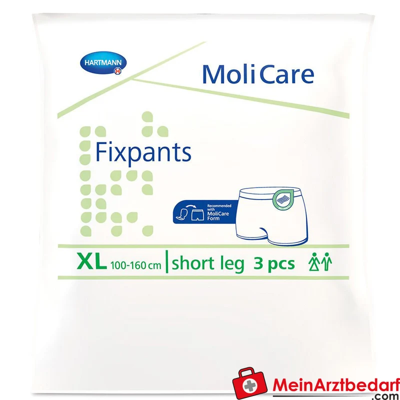 MoliCare Fixpants short leg Netzhose Gr. XL Hüftumfang 100–160 cm