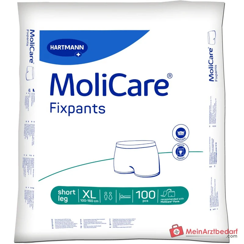 MoliCare Fixpants short leg Netzhose Gr. XL Hüftumfang 100–160 cm